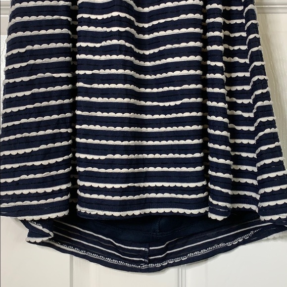 Paper Doll Strapless Striped Hi-Low Dress - Picture 4 of 8